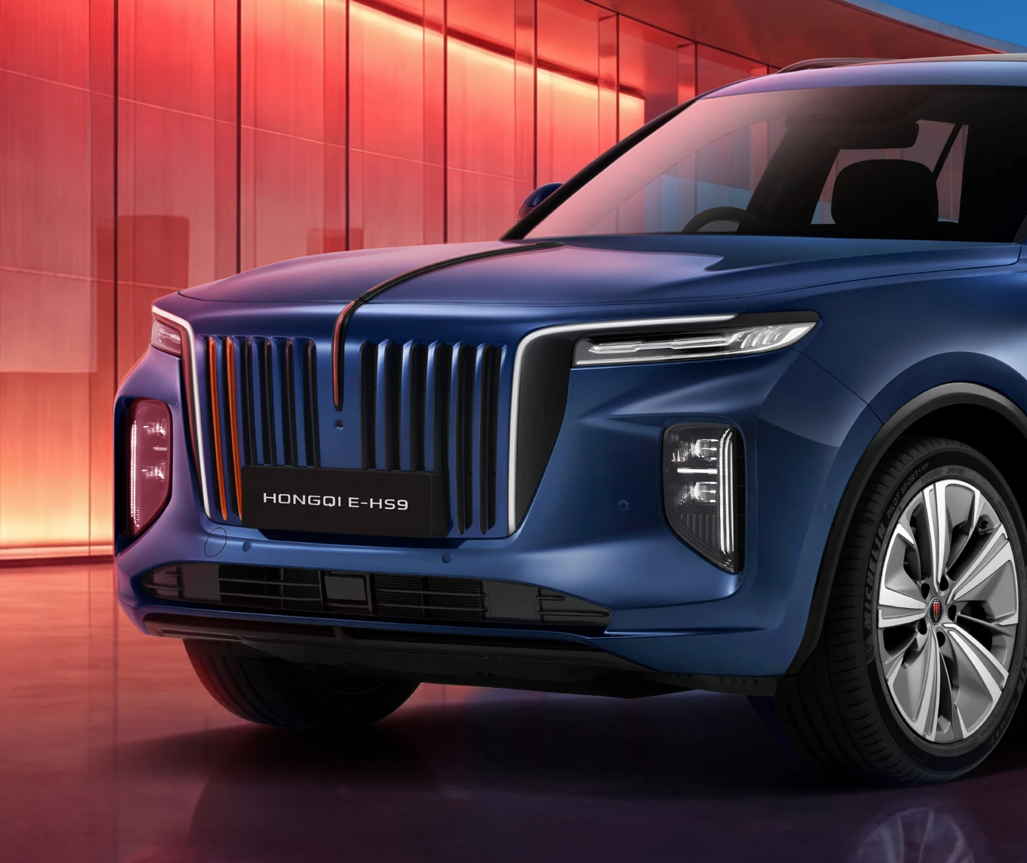 Signature grille and bonnet detail · supplier artwork